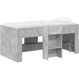  Kreveta za visoko spavanje djece Betonska siva 80 x 160 cm | shoptok.hr