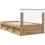  Krevetna konstrukcija Umjetnička hrastovina 100 x 200 cm | shoptok.hr