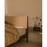 Kave Home Tamno smeđi bračni krevet od punog oraha s podnicom 180x200 cm Elan – | shoptok.hr