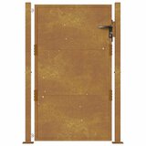  Vrtna vrata 100x125 cm Corten čelik | shoptok.hr