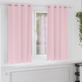  Zavjese 2 pcs Bebe ružičasta 175 x 140 cm Poliester | shoptok.hr