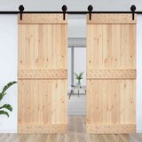  Vrata NARVIK Naravna 100 x 210 cm Masiven borov les, (5000215351) | Shoptok.si