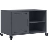 Maison Chic TV omarica - TV stojalo - Televizijska omarica antracit 68x39x43,5 cm jeklo, (21699304) Cene