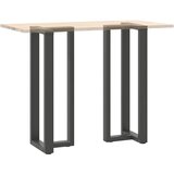  Noge za barski stol T-oblika 2 kom antracit 50x35x(110-111) cm čelik | shoptok.hr