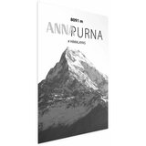  Plakat - Majestic mountain peak Annapurna mountain crown mountain landscape 60x90 Bez okvira | shoptok.hr