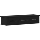  Zidni ormarić crni hrast 88x26x18,5 cm konstruirano drvo | shoptok.hr