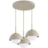  Brilagi - Visilica na sajli 3xE27/60W/230V bež/zlatna | Eponuda.com