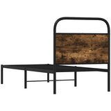 vidaXL Okvir kreveta bez madraca dimljena boja hrasta 80x200 cm drveni | shoptok.hr