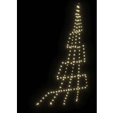 vidaXL LED božično drevesce med 168 LED Toplo bela 511 cm Kovina | Shoptok.si