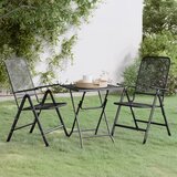  3-dijelni vrtni blagovaonski set ekspandirani metal antracit | shoptok.hr