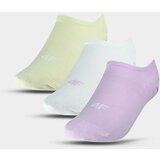4f Women's Short Casual Socks (3 Pack) - Multicolored cene
