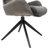 MID.YOU NASLANJAČ, kovina, tekstil siva | Shoptok.si