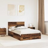  Krevetna konstrukcija Staro drvo 120 x 190 cm Konstruirano drvo | shoptok.hr