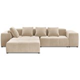 Cosmopolitan Design Bež baršunasta kutna garnitura (varijabilna) Rome Velvet - | shoptok.hr