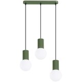 Sollux Lighting Viseča svetilka HALO 3L zelena oliva, (5000352319) | Shoptok.si