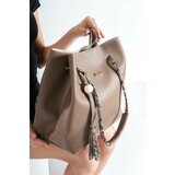 Capone Outfitters Shoulder Bag - Brown - Plain cene