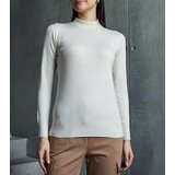  Beige classic loose-fit sweater Essana Cijene