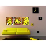  Ročno izdelana slika POP Art LICHTENSTEIN 3-delna (pop art) Cene