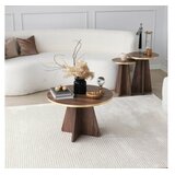 Hanah home Mushroom stolić za dnevni boravak, smeđe-zlatni | Eponuda.ba