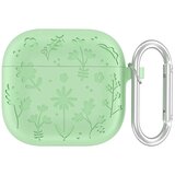  zaštitna futrola flower za airpods 4 svetlo zelena Cene