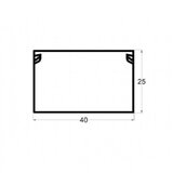 Mitea samolepljiva pvc kanalica 40x25x2000mm, bela boja - pok kanal Cene