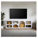 Hanah home Bela večnivojska polica 160 cm Lorin – | Shoptok.si