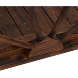  Vrtni most s ogradama 99 x 50 x 38 cm od masivne jelovine | shoptok.hr