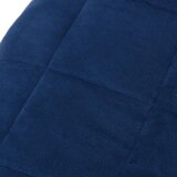  Teška deka plava 155x220 cm 7 kg od tkanine | shoptok.hr