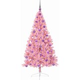  Umjetno predsvijetljeno božićno drvce Ružičasta 180 cm PVC | shoptok.hr