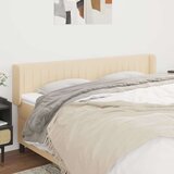  Uzglavlje s ušima krem 203x16x78/88 cm od tkanine Cijene