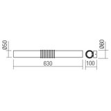  Redo 01-1431 - LED zidno svetlo AVANCE LED/14W/230V 63 cm belo | Eponuda.com