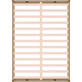  Okvir za krevet smeđa boja meda 120 x 200 cm od masivnog drva | shoptok.hr