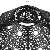  zamenski abažur za luster samira E27, prečnik 33 cm, crna | Eponuda.com