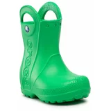Crocs Gumijasti škornji Handle It Rain Boot Kids 12803 Zelena