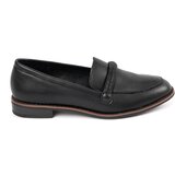Sergio Leone Black loafers with a leather insole by | Shoptok.si