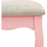vidaXL Mizica za ličenje s stolčkom roza 80x69x141 cm les pavlovnije | Shoptok.si