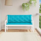  Jastuci za vrtnu klupu 2 kom tirkizni 150x50x7 cm od tkanine | Eponuda.ba