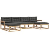  Set vanjskih sofa 6 kom. Bijela i antracit | shoptok.hr