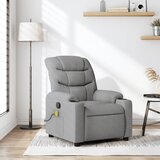 vidaXL masažni fotelj svetlo sivo blago | Shoptok.si