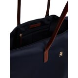 Tommy Hilfiger Nakupovalna torba marine / rjava / zlata | Shoptok.si