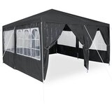 Šator za zabave Antracit 400 x 400 x 266 cm Polietilen | shoptok.hr