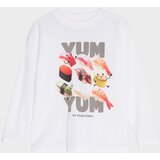 Sinsay Pamučna majica s printom | shoptok.hr