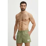 Tommy Hilfiger Kopalne kratke hlače zelena barva, UM0UM03297