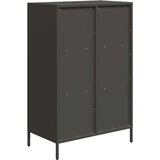 vidaXL Visoka komoda crna 68x39x103,5 cm od čelika | shoptok.hr