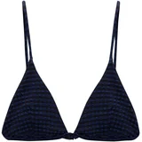 Pull&Bear Bikini gornji dio crno plava / crna