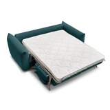 Bobochic Paris Modra raztegljiva sedežna garnitura 214 cm Ernest – | Shoptok.si