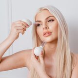 Crystallove Glass Facial Cupping Set set pomagala za masažu za lice, vrat i dekolte 2 kom | shoptok.hr