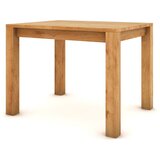  Hrastov stol 100 x 80 cm, prirodan, svilenkasto polumat | shoptok.hr