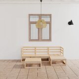 Maison Chic Seti vrtnega pohištva - Vrtna garnitura - Vrtni pohištvo set 5-delna trdna borovina, (21819807) | Shoptok.si