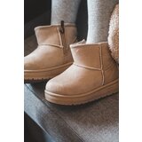 Big Star Children's Insulated Zip Boots Beige | shoptok.hr